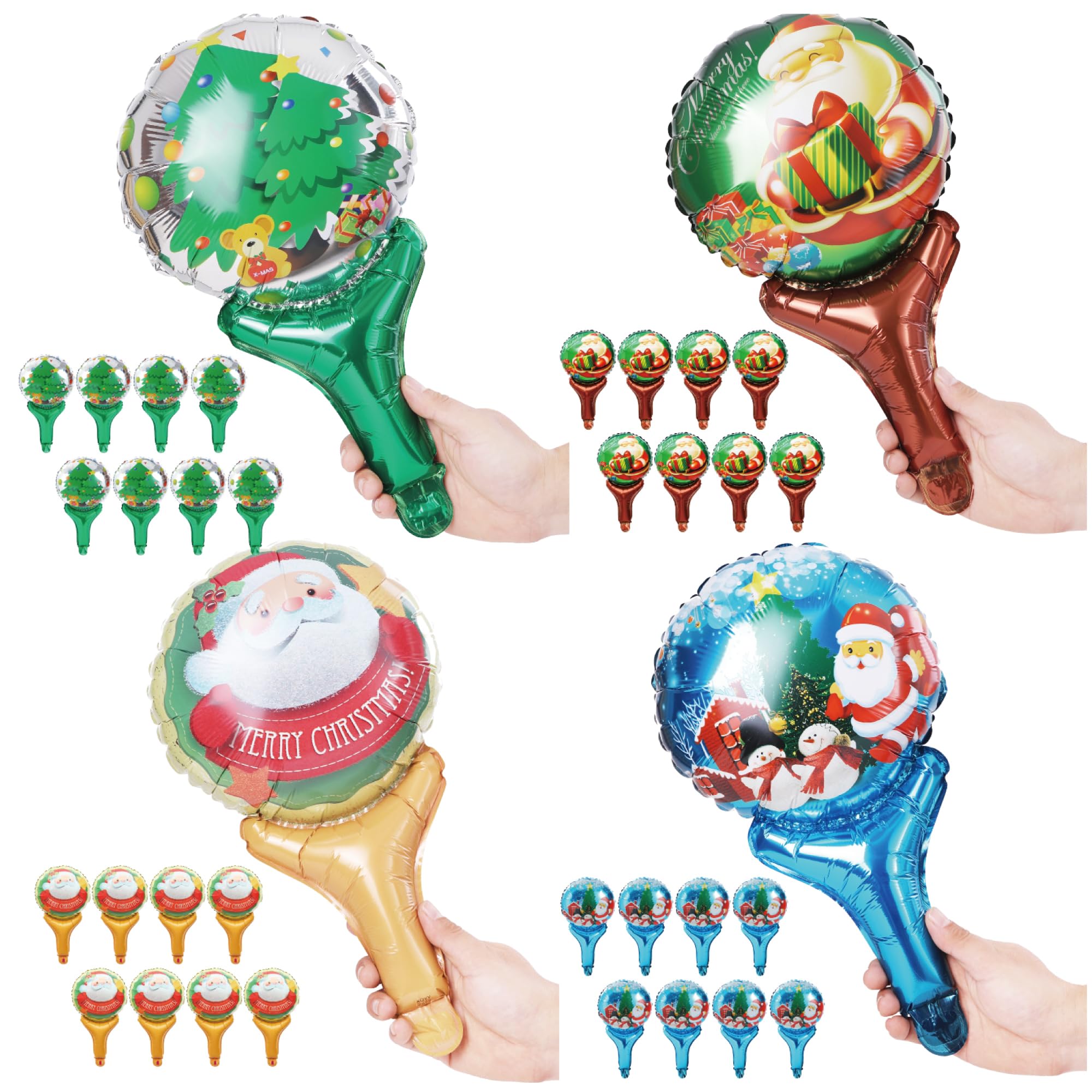 Amazon | 【風船屋】クリスマス アルミバルーン 手持ち プレゼント